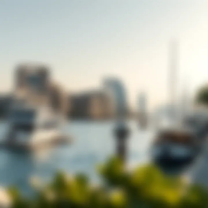 Visual representation of waterfront property investment potential