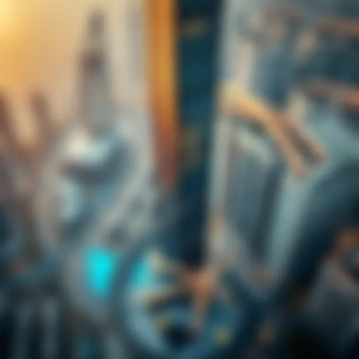 Aerial view of Prime Tower in Business Bay