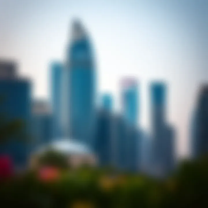Landmarks surrounding Prime Tower in Business Bay