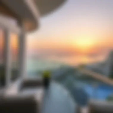 Breathtaking Views from Oceana Residence Stunning sunset view from Oceana Residence balcony