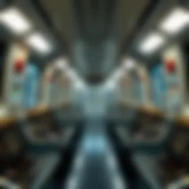 Inside Dubai Metro Train
