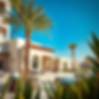 Outdoor Living in Nad Al Sheba Sunny day in Nad Al Sheba highlighting outdoor living
