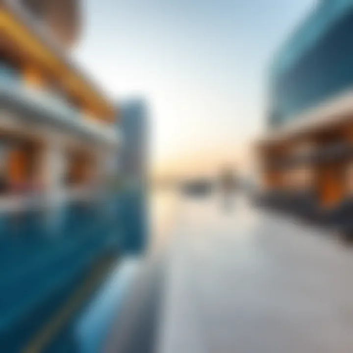 Elegant lifestyle amenities featured in Palm View Tower including pools and fitness centers
