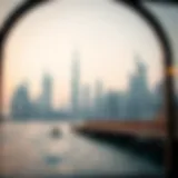 Dubai skyline featuring iconic architecture