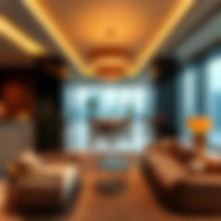 Luxurious amenities inside the Pinnacle Building