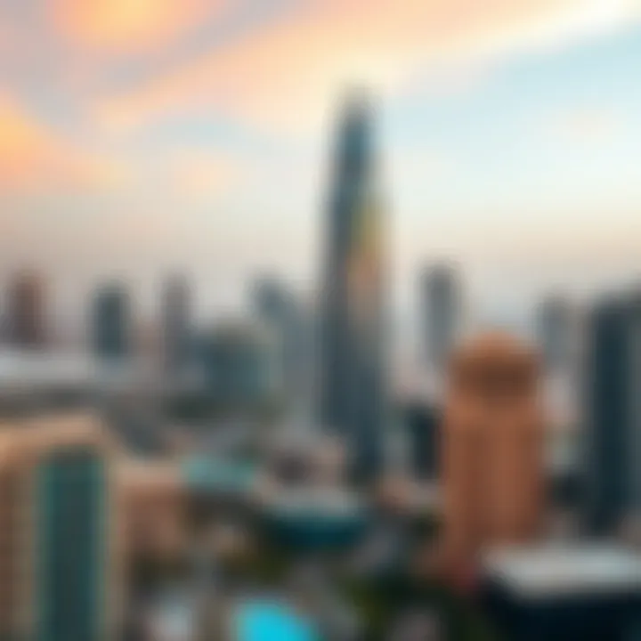 Skyline view featuring the Pinnacle Building