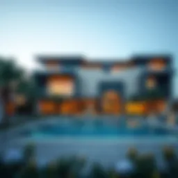 Stunning exterior view of Reem Diamond Residence showcasing modern architecture