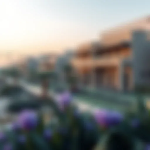 Stunning view of Remraam community with modern architecture