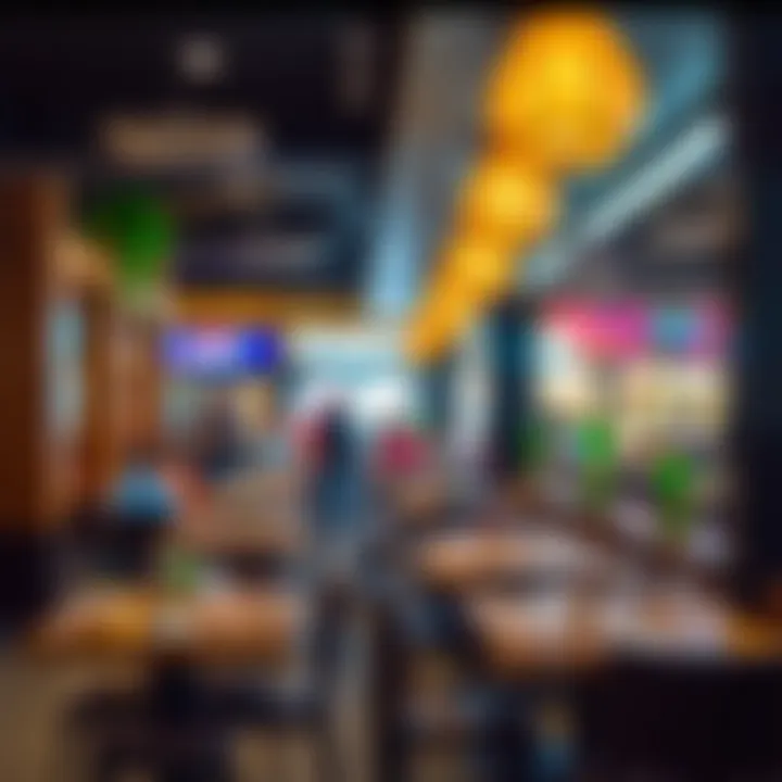 Casual dining atmosphere at Nakheel Mall
