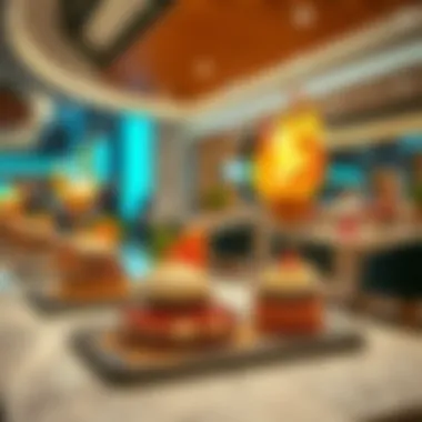 Desserts showcasing culinary creativity