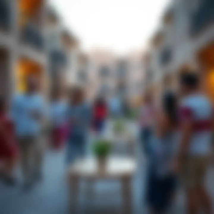 Social interactions within Rivana The Valley community