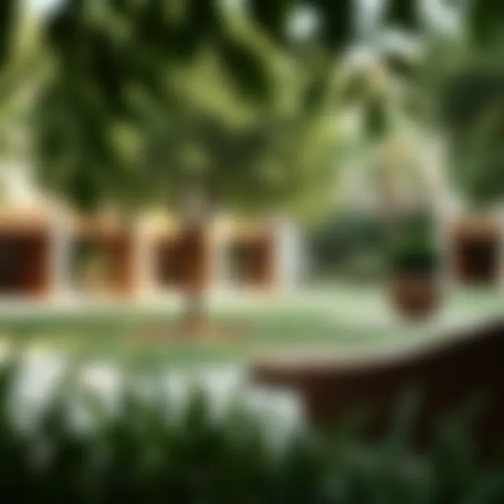 Lush green spaces in Rivana The Valley community