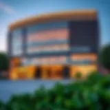 Sadaf Business Center exterior view showcasing modern architecture