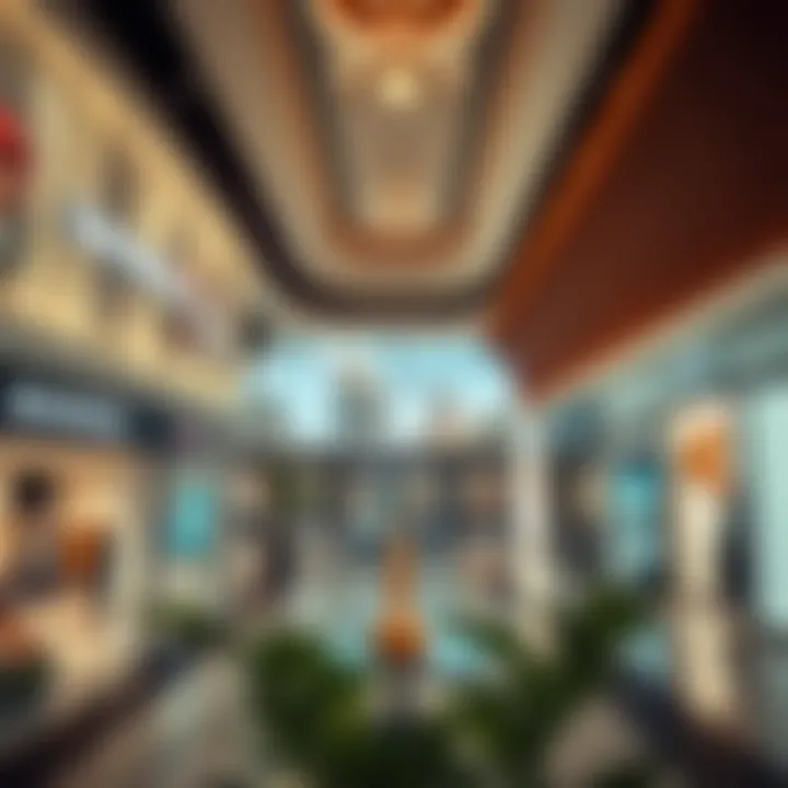 Interior layout of Sahara Mall highlighting retail spaces
