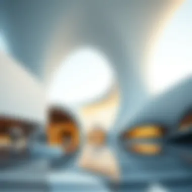 The futuristic Museum of the Future reflecting innovation