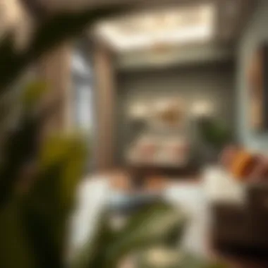 Creating Comfort: The Art of Living Spaces Cozy reading nook with artistic furniture capturing the essence of Dubai lifestyle