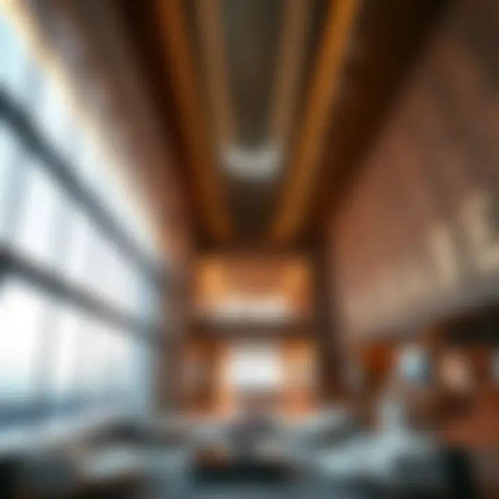 Interior view showcasing the innovative design elements