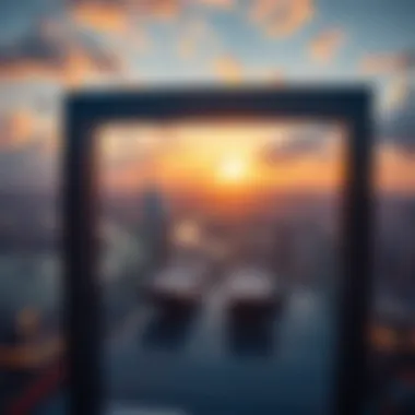 Panoramic perspective from the top offering breathtaking city views