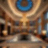 Luxurious lobby of The Ritz-Carlton, DIFC