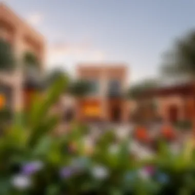 Vibrant community spaces designed for social interactions in Tilal Swaihan