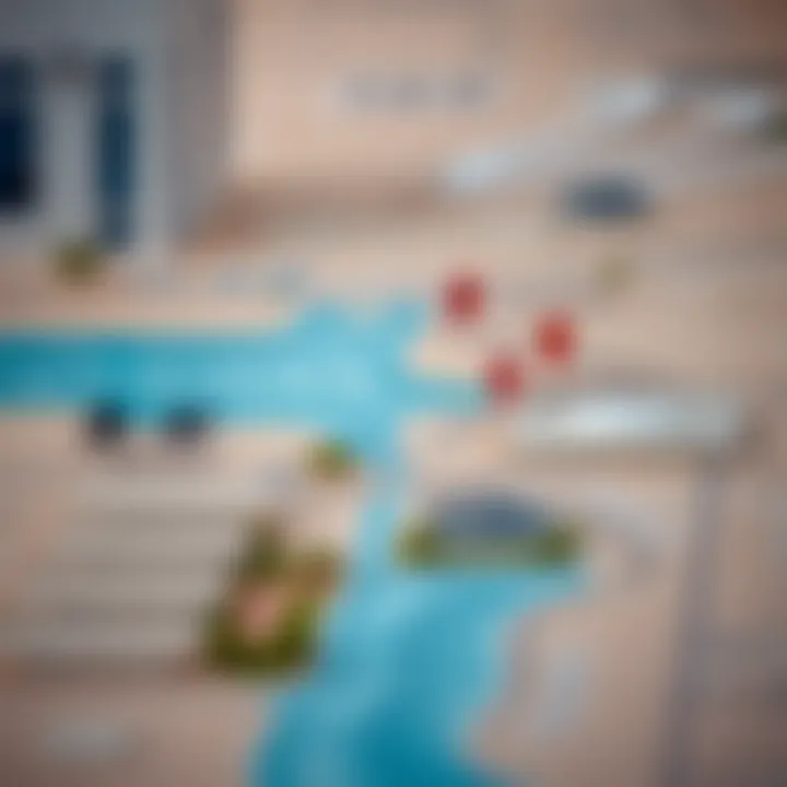 Map highlighting the strategic location of Tilal Swaihan in Dubai