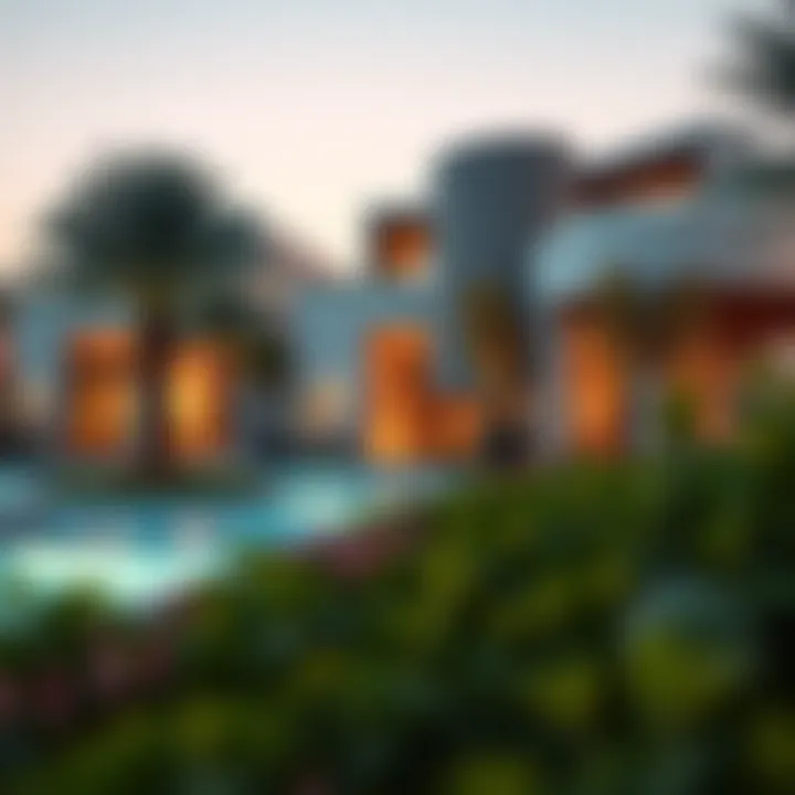 Innovative architectural features of the resort
