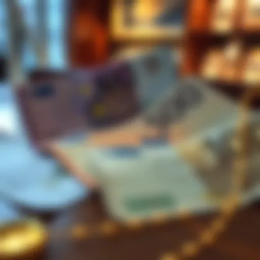 Currency exchange concept with Euro and Dirham notes