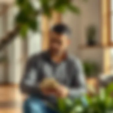 Homeowner's Guide to Mortgage Options in Dubai Visual representation of a homeowner considering mortgage options
