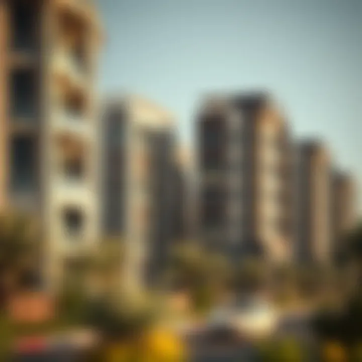Modern residential buildings in Satwa illustrating real estate trends