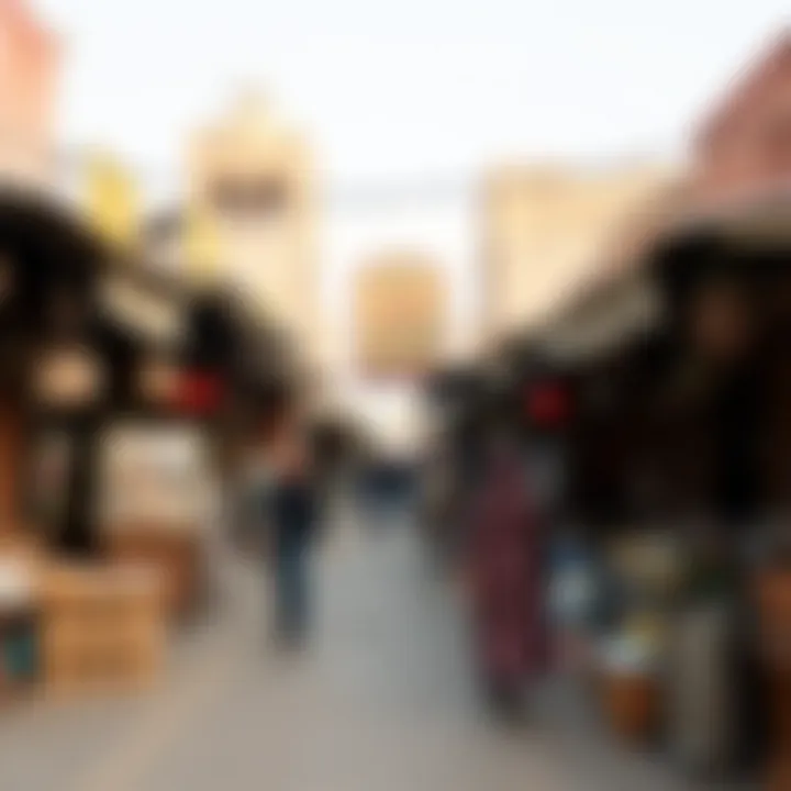 Traditional markets in Satwa reflecting local heritage