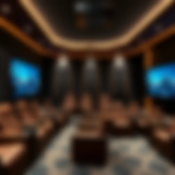 Exclusive VIP screening room with advanced technology