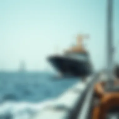 Maritime activities influenced by wind conditions in Jebel Ali Maritime activities in Jebel Ali with wind conditions